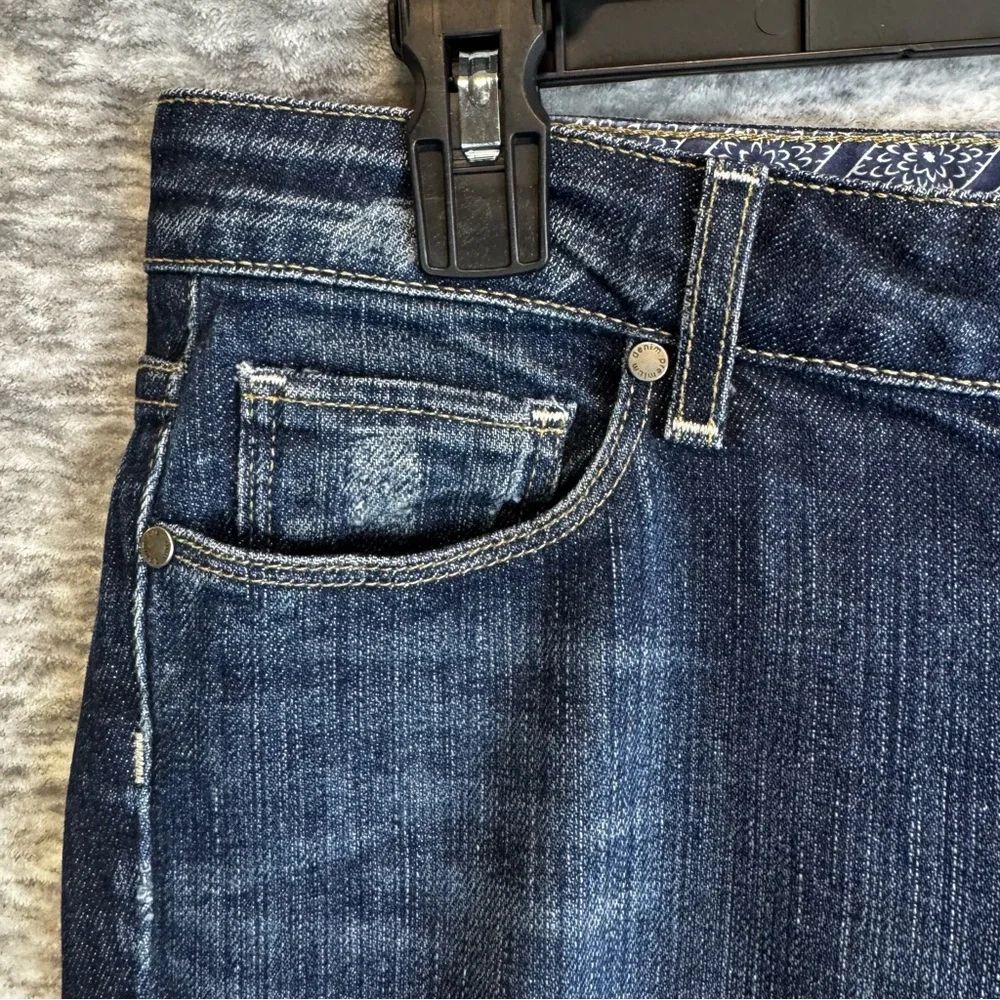 PAIGE Laurel Canyon Bootcut Denim Jeans Dark Blue Size 30 / 10 EUC - Picture 5 of 16